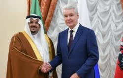أمير سعودي يزور مقر حكومة موسكو