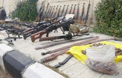 ضبط كميات من الأسلحة والذخائر بريف مدينة حمص السورية