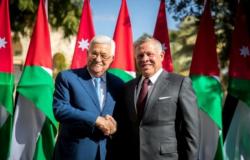 لقاء بين الرئيس الفلسطيني والملك عبدالله غدا في عمّان