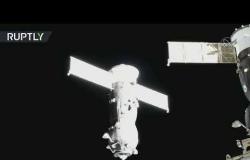 التحام مركبة الشحن "بروغريس إم إس 12" مع محطة الفضاء الدولية