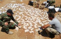 بالصور.. الأمن السوري يضبط 1.5 مليون حبة كبتاغون على الحدود مع الأردن