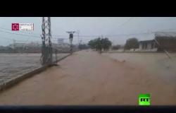 شاهد.. فيضانات عارمة تجتاح إسبانيا
