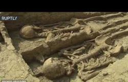 اكتشاف سرداب من القرن الخامس يحوي رفات عائلة محارب قديم