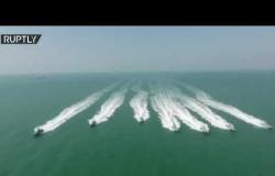 البحرية الإيرانية تستعرض قوتها في مياه الخليج