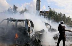 بالفيديو : 5 قتلى و12 جريحا في تفجير مفخختين شمالي سوريا