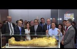 الأخبار - الأثار تبدأ في عرض التابوت الذهبي للكاهن "نجم عنخ" في المتحف القومي للحضارة المصرية