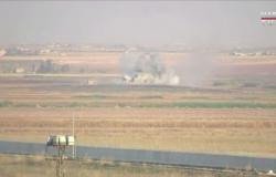 إعلام سوري: الجيش التركي يوقف القصف ويبدأ بإزالة الجدار الفاصل