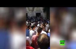 فيديو جديد لتشييع جنازة الفنان المصري طلعت زكريا