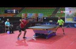 مباراة  مروان عبد الوهاب Vs جواد الحرازي (3-1) - بطولة مصر الدولية لتنس الطاولة