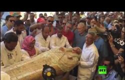 مصر.. أكبر اكتشاف أثري للتوابيت الفرعونية الملونة