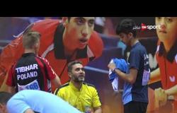 مباراة الزوجي  خالد و ميلوس Vs مكسيم و نزار (2-3) - بطولة مصر الدولية لتنس الطاولة