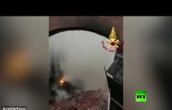 السيطرة على حريق اندلع في اسطبل تاريخي للخيول الملكية بمدينة تورينو الإيطالية