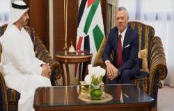 ملك الأردن يبحث مستجدات الأوضاع الإقليمية مع وزير الخارجية الإماراتي