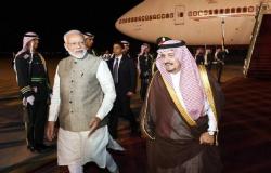 بالصور.. رئيس الوزراء الهندي يلتقي عدداً من الوزراء السعوديين