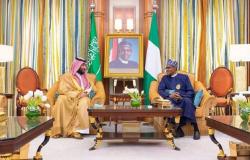 ولي العهد السعودي يبحث التعاون مع نيجيريا بمجال الطاقة والاستثمار