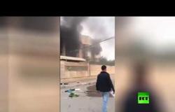 العراق.. متظاهرون يحرقون منزل عضو مجلس نواب سابق