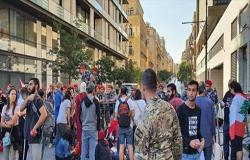 قبيل مظاهرتين.. انتشار أمني على طريق قصر الرئاسي اللبناني