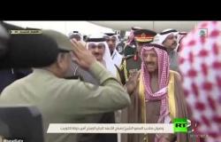 الملك سلمان يستقبل أمير الكويت