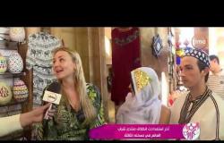 السفيرة عزيزة - مراسلتنا/ هديرالجميل تنقل صورة إقبال السائحين في السوق القديم بشرم الشيخ