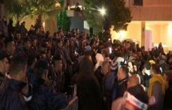 مظاهرة أمام منزل رئيس الوزراء اللبناني المكلف في بيروت