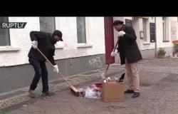 ألمانيا.. مسلمون يقومون بحملة تنظيف في شوارع برلين