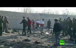الصور الأولى من مكان سقوط الطائرة الأوكرانية قرب مطار الإمام الخميني بطهران