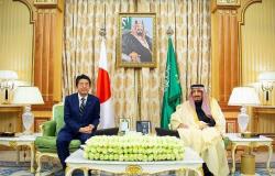 النفط والسياحة وقضايا المنطقة..تتصدر مباحثات خادم الحرمين ورئيس وزراء اليابان
