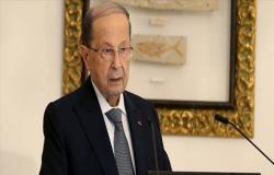 الرئيس اللبناني : عراقيل حالت دون تشكيل حكومة الأسبوع الماضي