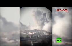 الجيش السوري ينشر فيديو لتفجير ضخم في حلب