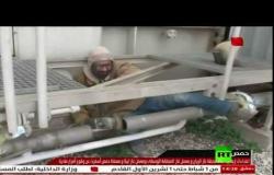 قصف على معملي غاز في حمص السورية