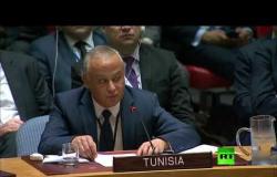 مندوب تونس لدى الأمم المتحدة: إنهاء احتلال إسرائيل للأراضي العربية يعيد الأمن والاستقرار إلى المنطقة
