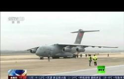 طائرة النقل الثقيل الصينية تهبط في ووهان