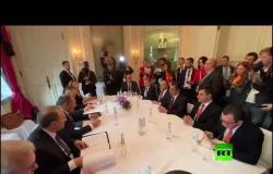لقاء وزير الخارجية الروسي لافروف مع رئيس حكومة إقليم كردستان العراق مسرور بارزاني في ميونخ