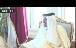 أمير قطر يستقبل سكرتير مجلس الأمن الروسي في الدوحة