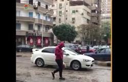 أمطار غزيرة ورعدية تغرق شوارع القاهرة