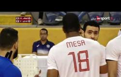 مباراة الكرة الطائرة بين الزمالك والكاظمة الكويتي في البطولة العربية