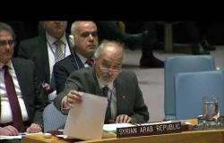 كلمة مندوب سوريا في الأمم المتحدة بشار الجعفري في جلسة مجلس الأمن حول التصعيد في إدلب