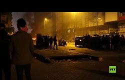 إصابة متظاهرين في ميدان الخلاني في بغداد