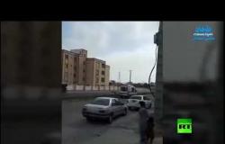 سيارات الإسعاف في مدينة تشابهار الإيرانية تعلن عبر مكبرات الصوت عن فرض حجر صحي على المدينة