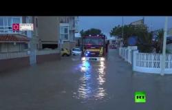 فيضانات عارمة تضرب شرق إسبانيا