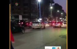 شارع فيصل مزدحم قبل دقائق من بدء حظر التجوال