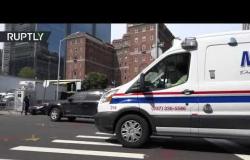 نيويورك.. شاحنات مبردة تصل مستشفى مانهاتن لحفظ جثث ضحايا كورونا