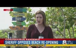 Pinellas Co. leaders discuss beach closures & curfews amidst coronavirus pandemic