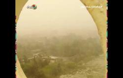 عاصفة ترابية تغطي سماء القاهرة
