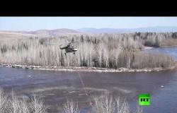 الطيران الروسي يكافح حرائق غابات تجتاح سيبيريا