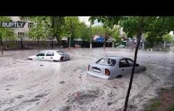 فيضانات تجتاح العاصمة الأوكرانية بعد أمطار غزيرة