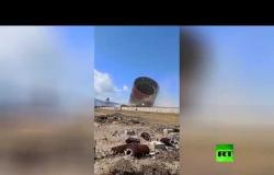 جماعة مسلحة تدمر وتفكك برج محطة زيزون الحرارية بريف حماة
