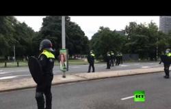 مظاهرات في هولندا تنتهي باعتقالات