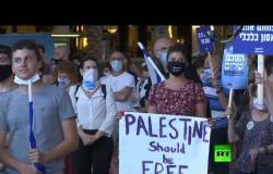 الإسرائيليون يحتجون ضد الضم