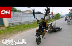في إندونيسيا.. تعديل دراجات "فيسبا" إلى حد التطرف